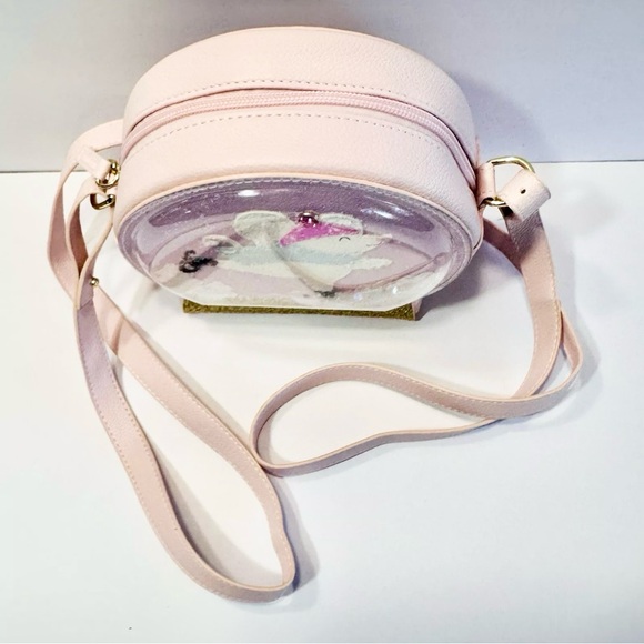 Bath & Body Works Snow Globe Mouse Crossbody Purse Cosmetic Bag Pink - Picture 3 of 16